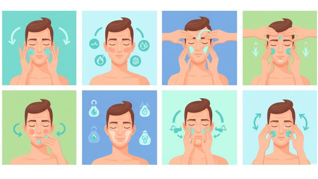 نحوه صحیح ماساژ صورت برای کسب بهترین نتیجه