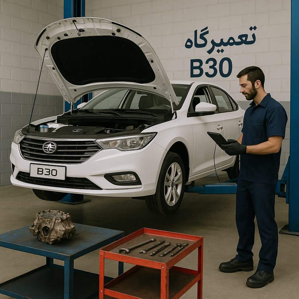 تعمیرگاه بسترن b30 - تعمیرگاه تخصصی ماشین های چینی اکبر توکیو