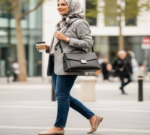 استایل روزمره با کیف دوشی زنانه