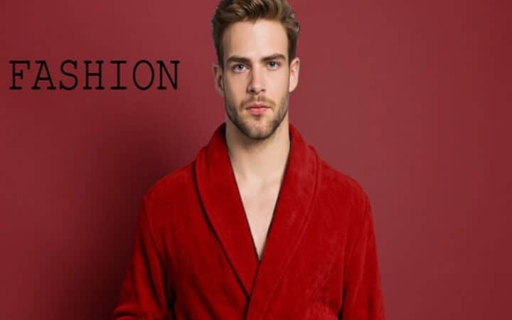 poodiran palin bathrobe towel red