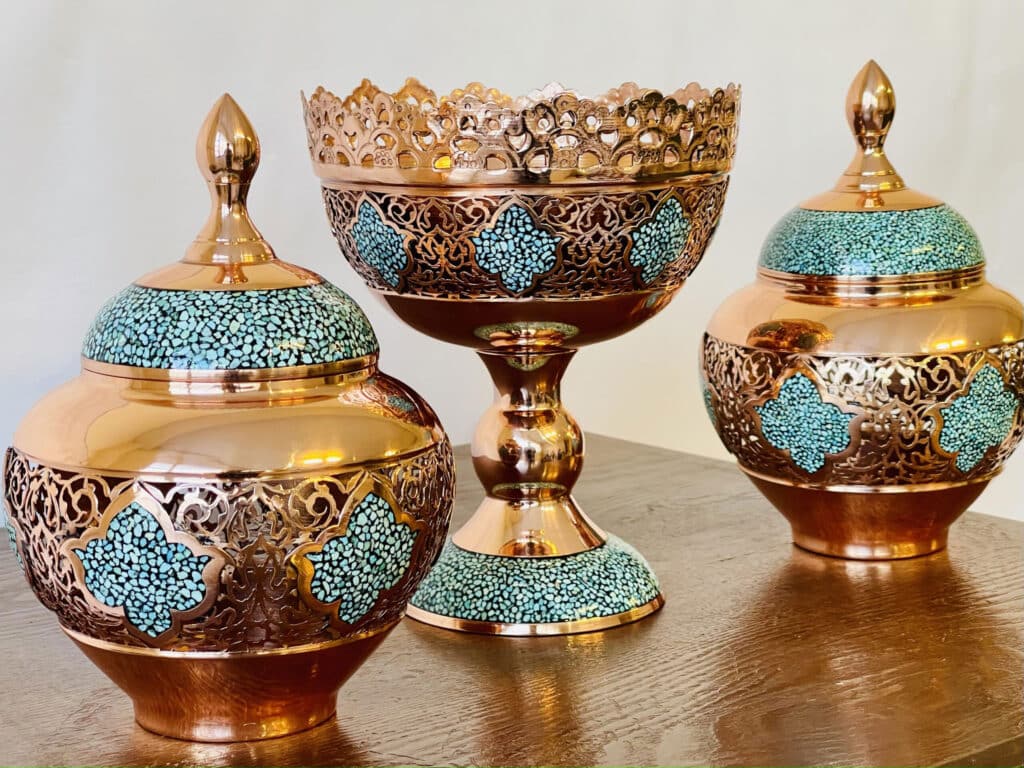 هنر فیروزه کوبی