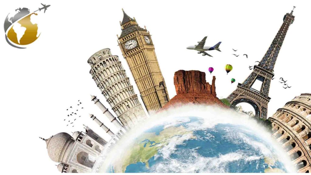 A close-up of a globe with famous monuments
AI-generated content may be incorrect.