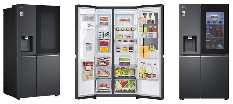 تفاوت یخچال ساید بای ساید ال جی X267 با X287