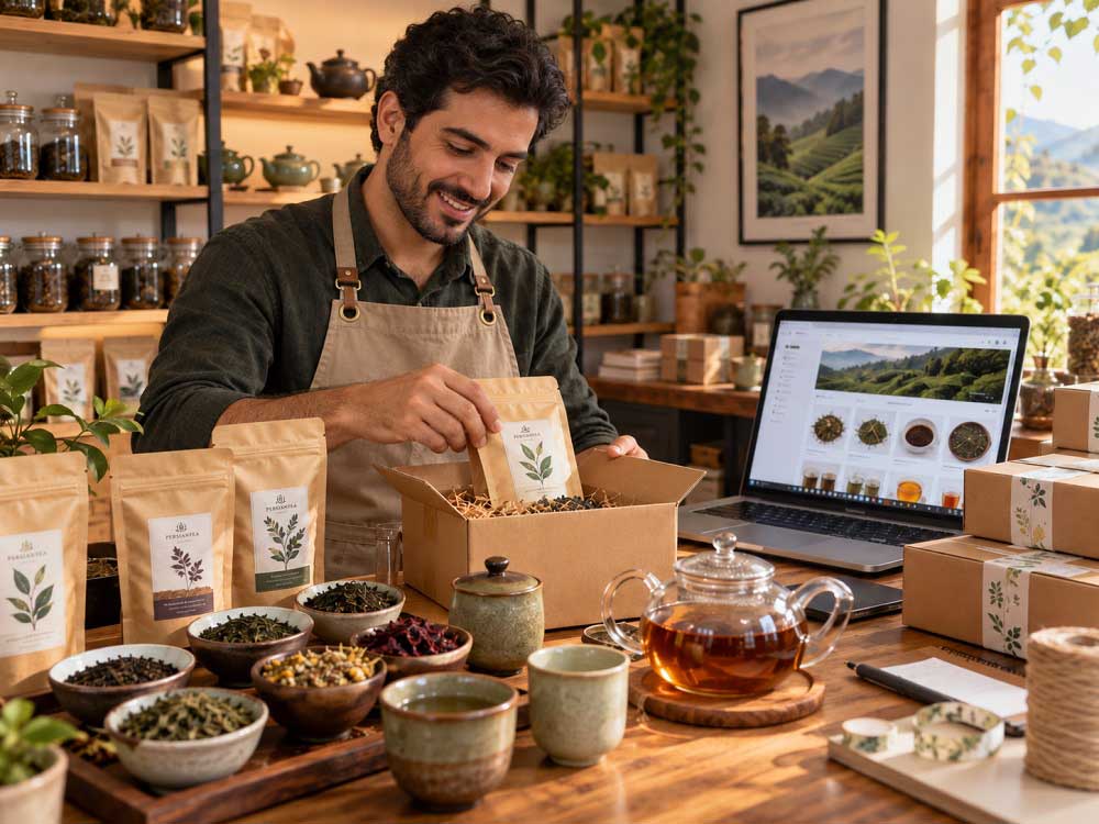 فروشنده چای